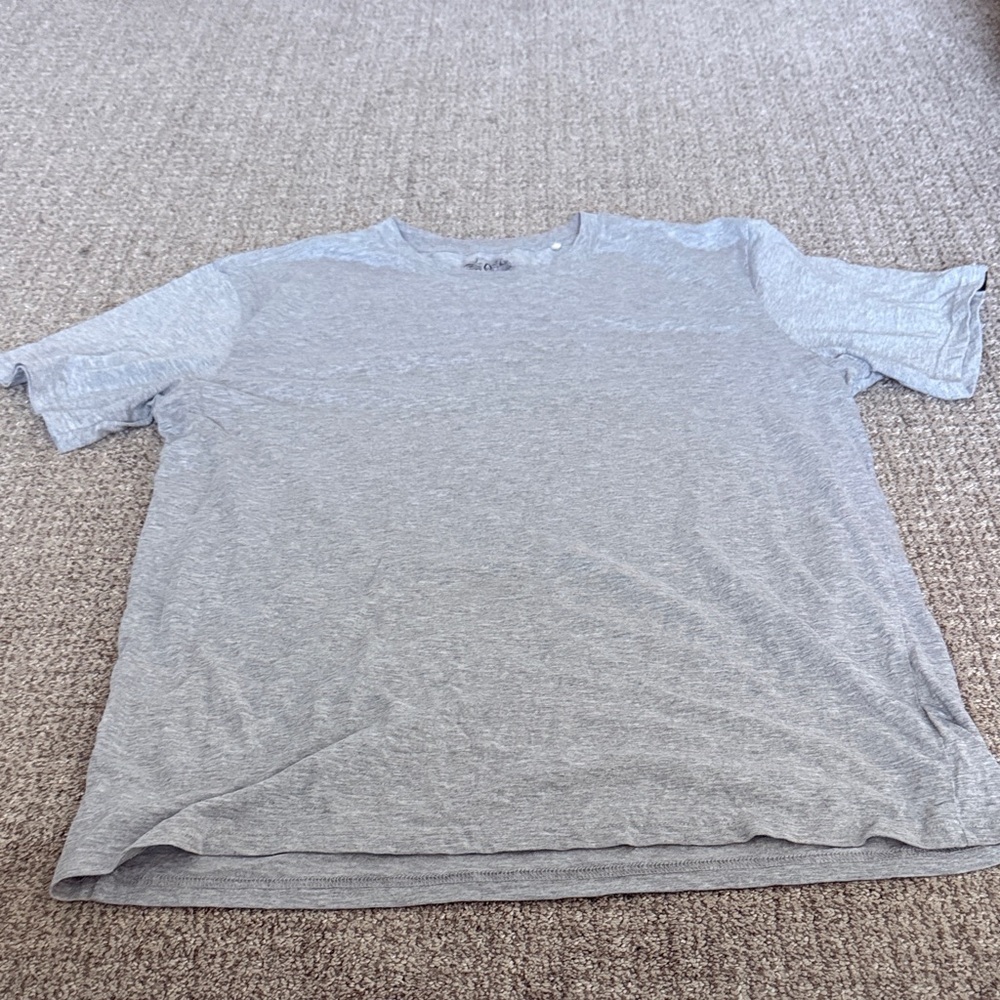 Prana Heather Gray Short Sleeve Tee
